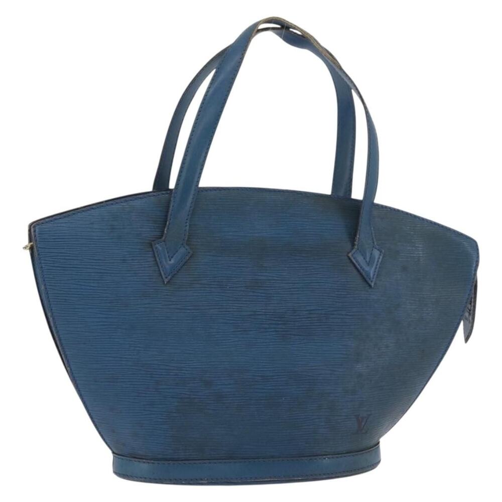 Louis Vuitton Epi Saint Jacques Shoulder Bag Blue